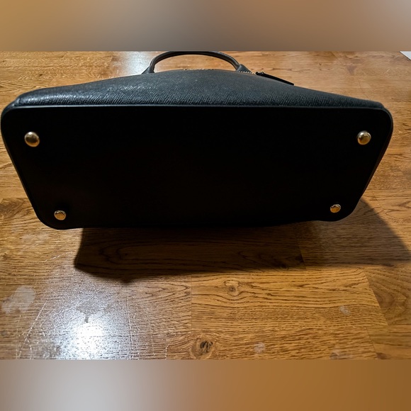 NWOT Coach Black Casey Crossgrain Leather Tote - Picture 11 of 14